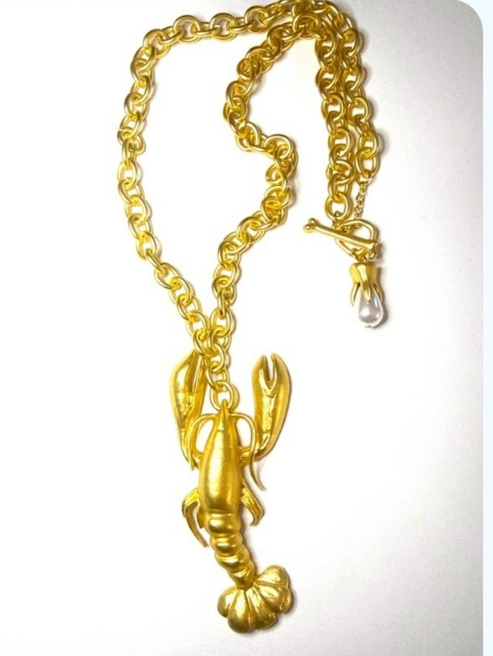 Lobster Pendant Necklace